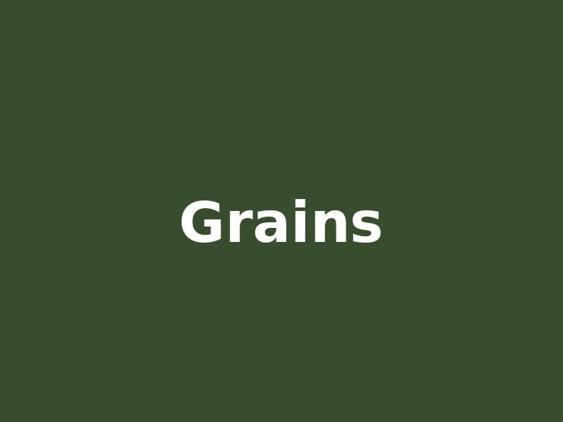 Grains & Pulses
